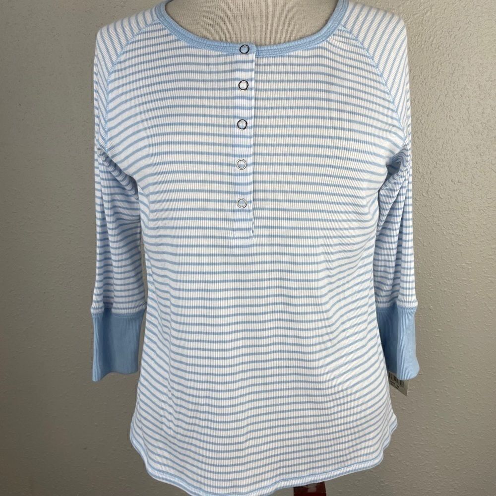NWT Passports Long Sleeve Top Size M
